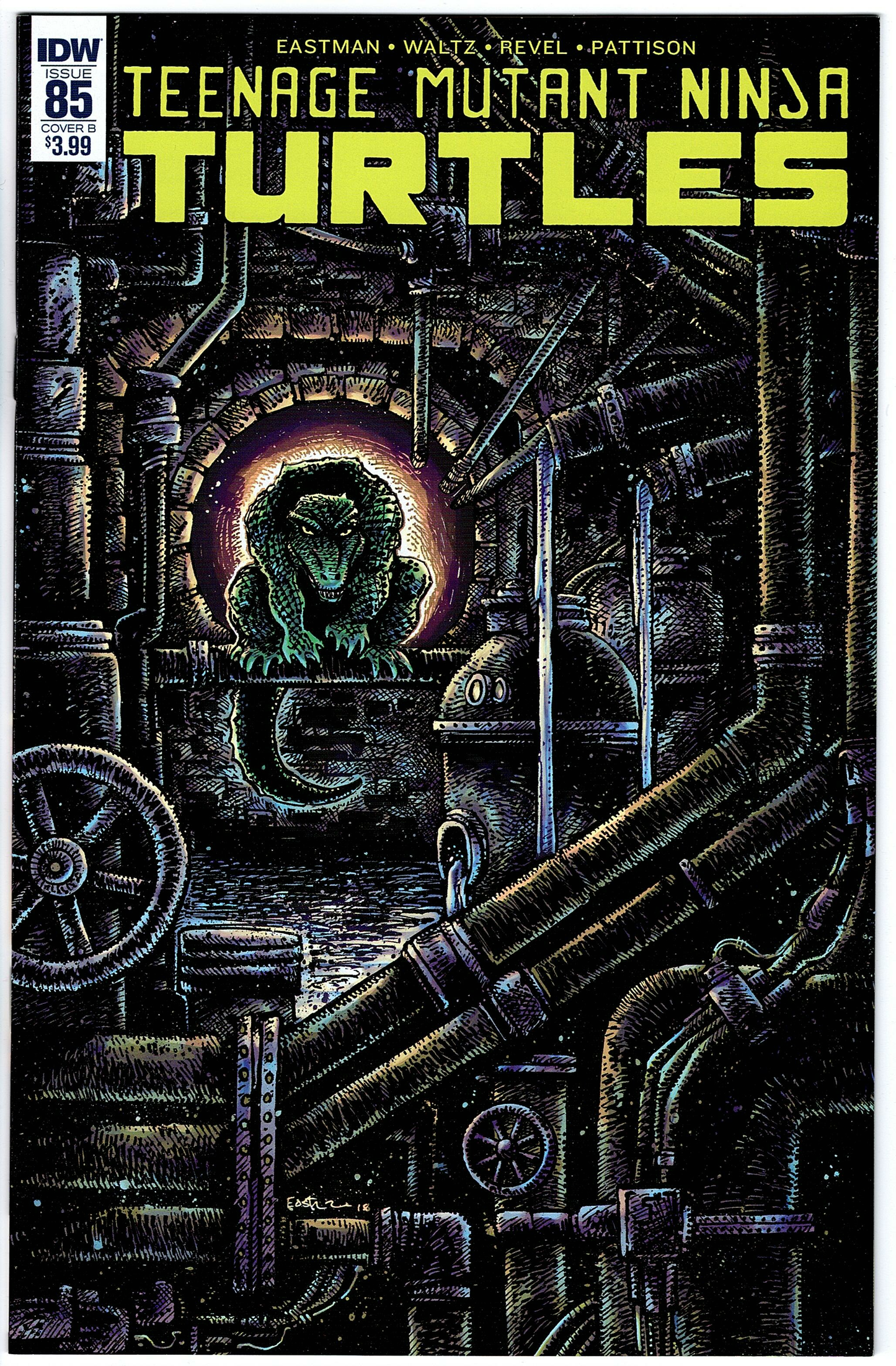 Teenage Mutant Ninja Turtles #85 - Eastman Cover B