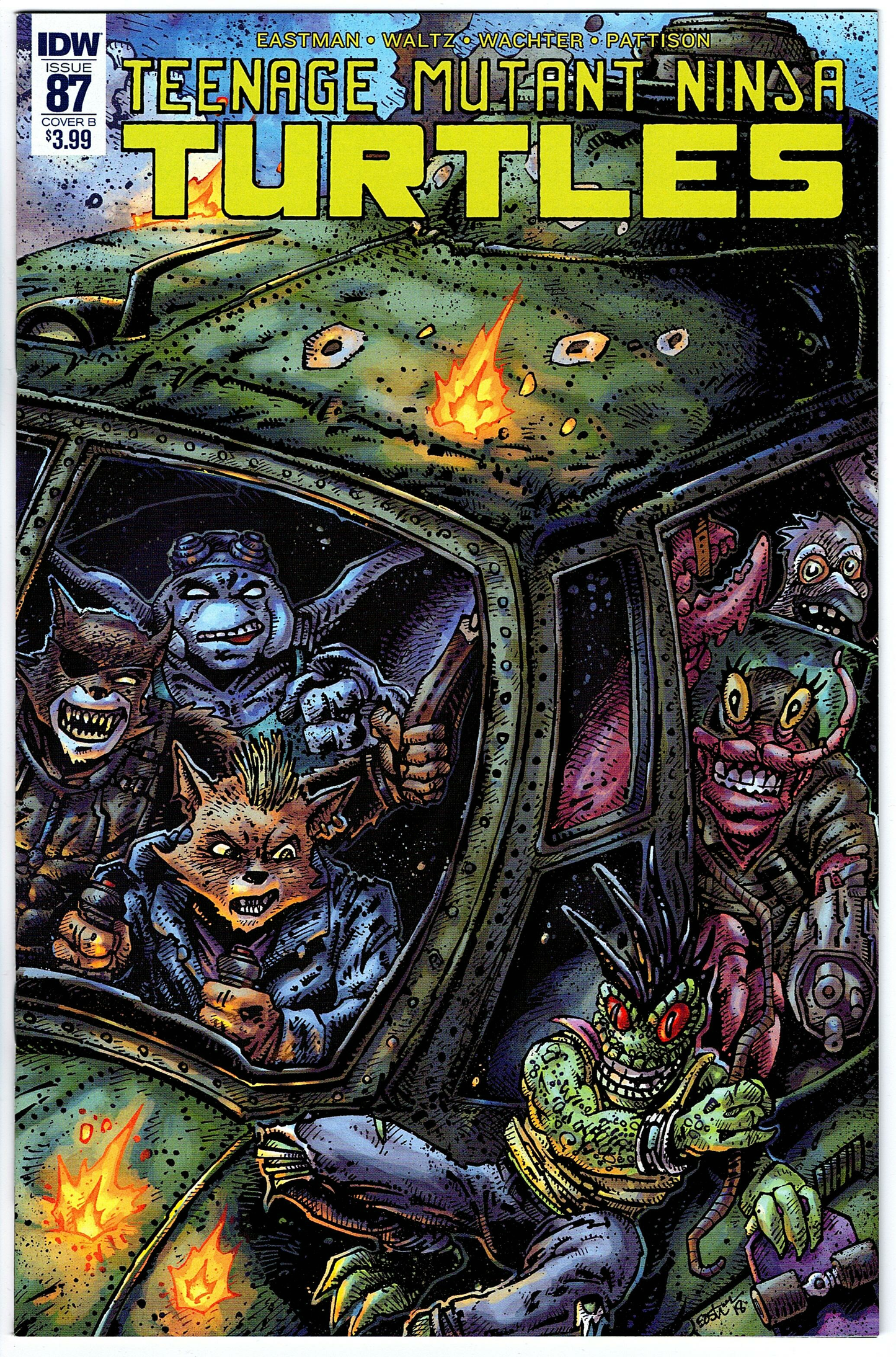 Teenage Mutant Ninja Turtles #87 - Eastman Cover B