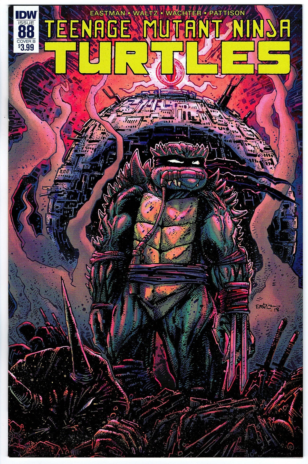 Teenage Mutant Ninja Turtles #88 Cover B (2011 series)