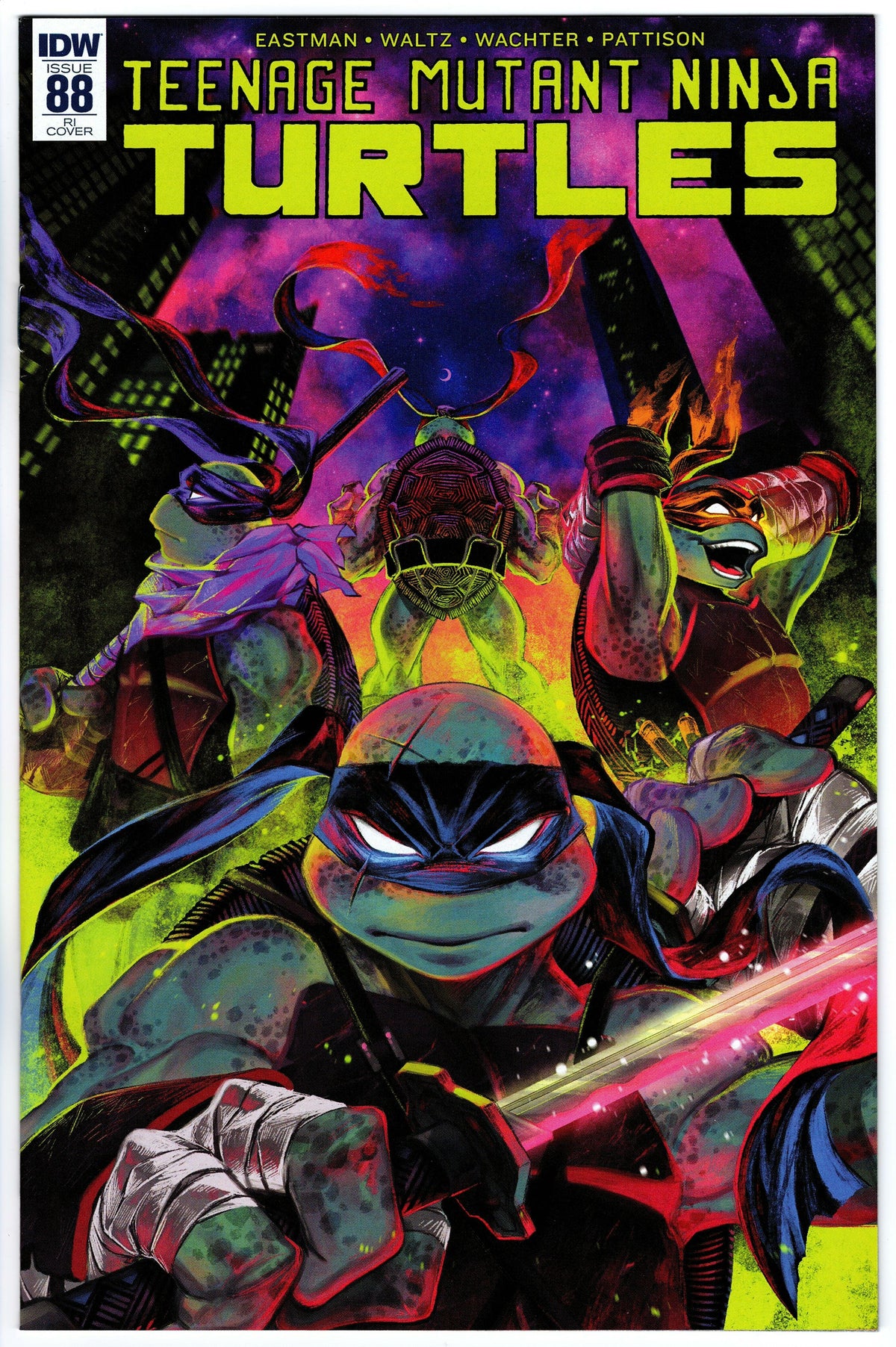 Teenage Mutant Ninja Turtles #88 RI Cover (2011 series)