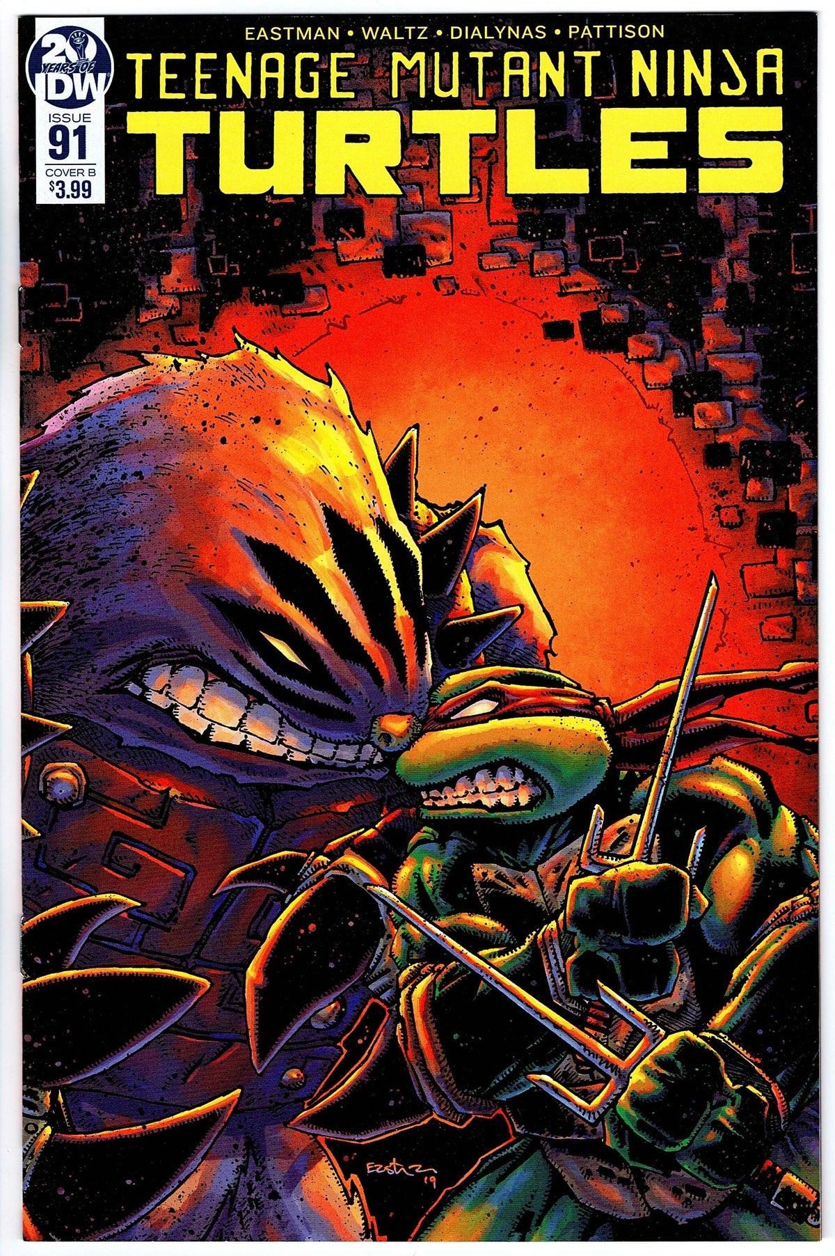 Teenage Mutant Ninja Turtles #91 Cover B (2011 series)