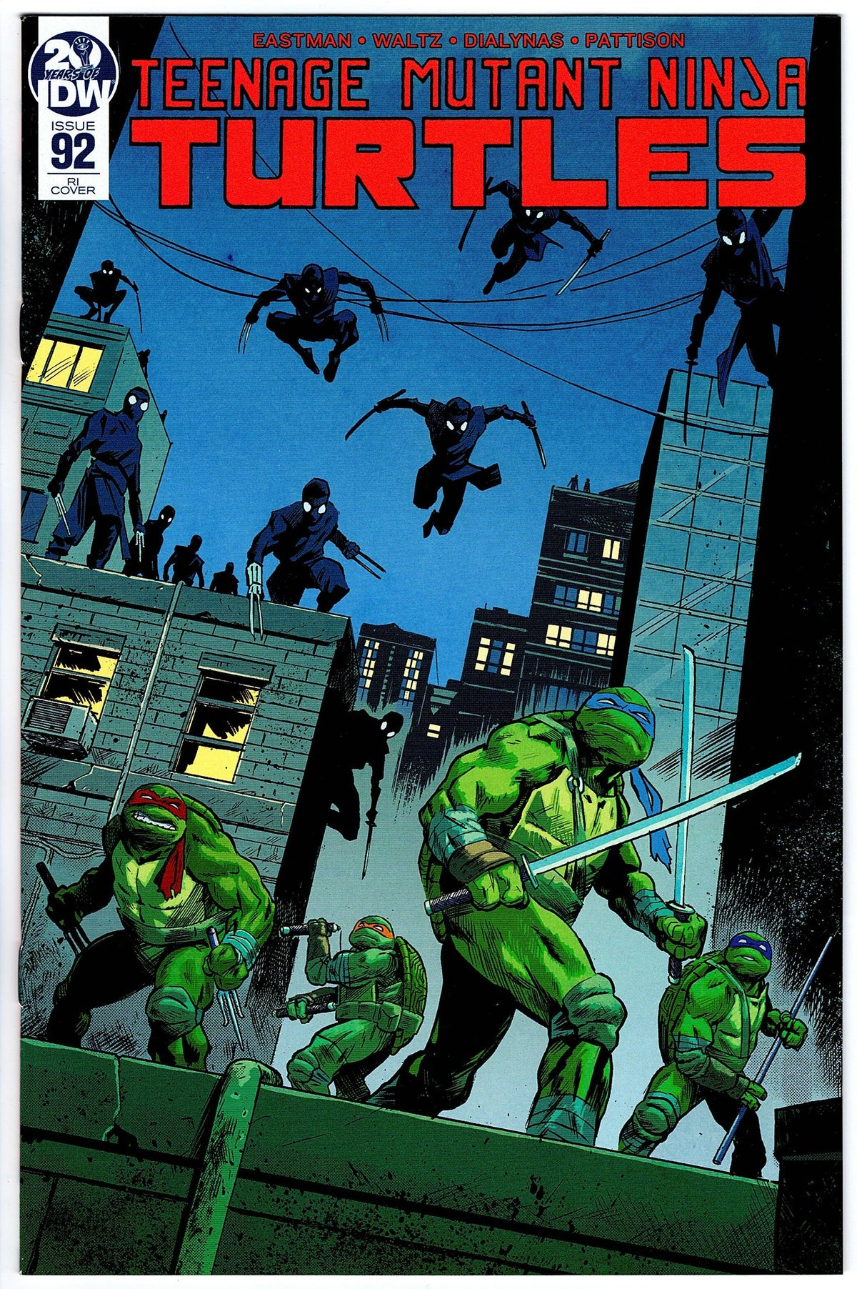 Teenage Mutant Ninja Turtles #92 RI Cover (2011 series)
