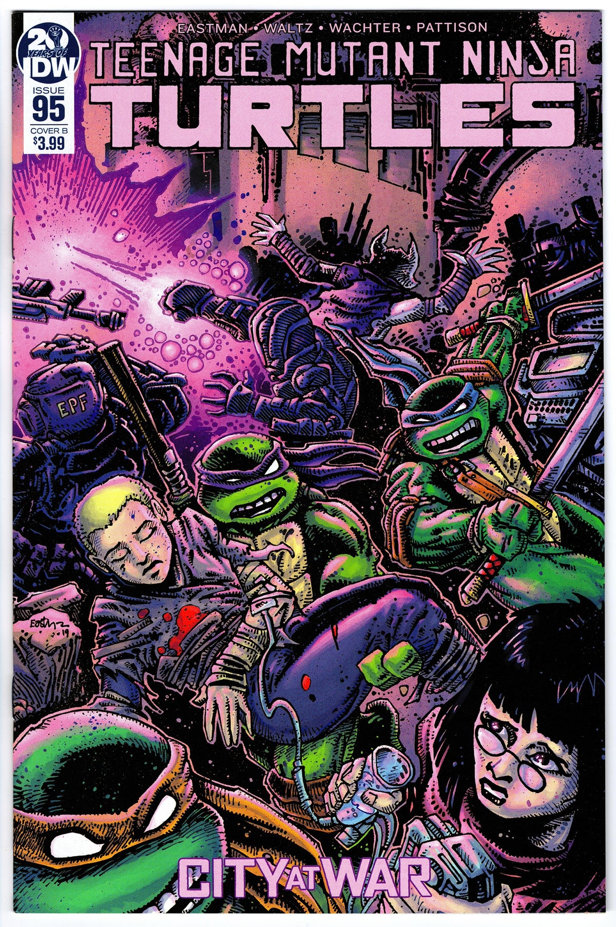Teenage Mutant Ninja Turtles #95 Cover B (2011 series)