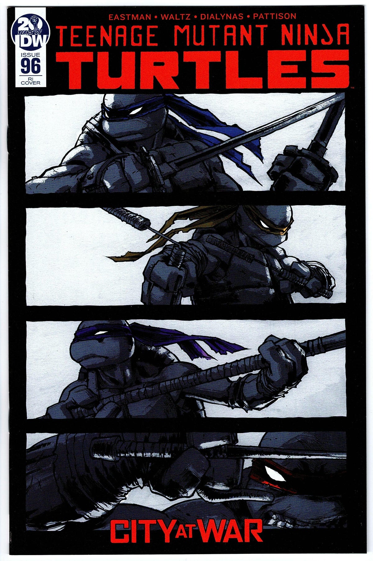 Teenage Mutant Ninja Turtles #96 RI Cover (2011 series)