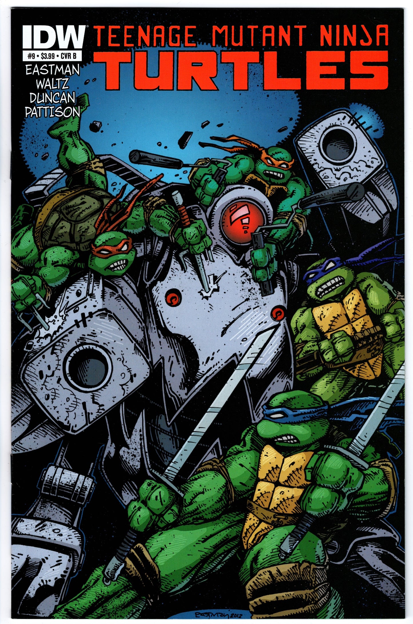 Teenage Mutant Ninja Turtles #9 Cvr B (2011 series)