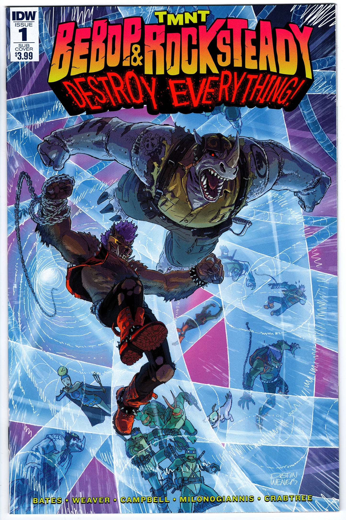 Teenage Mutant Ninja Turtles Bebop & Rocksteady Destroy Everything #1 - Sub cover