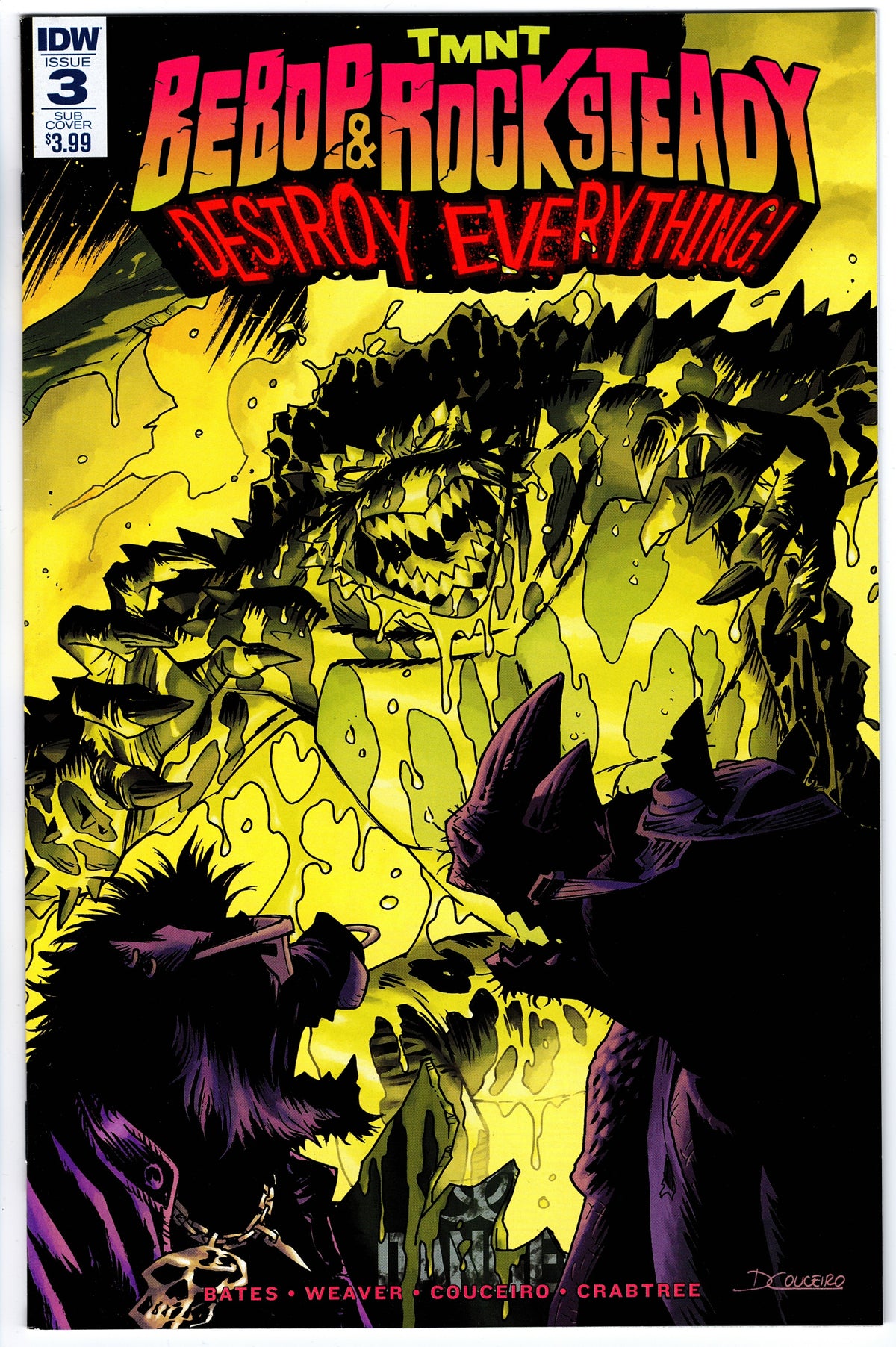 Teenage Mutant Ninja Turtles Bebop & Rocksteady Destroy Everything #3 - Sub cover