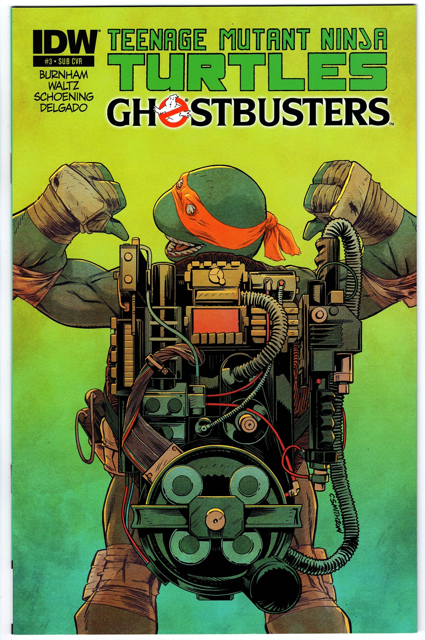 Teenage Mutant Ninja Turtles Ghostbusters #3 - Subscription Cover