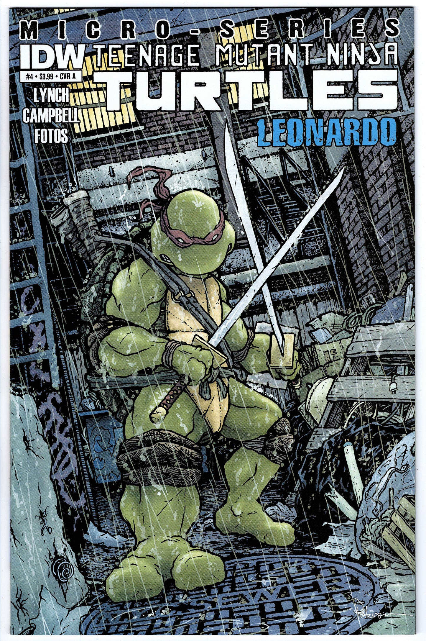 Teenage Mutant Ninja Turtles Micro Series #4 - Cover A