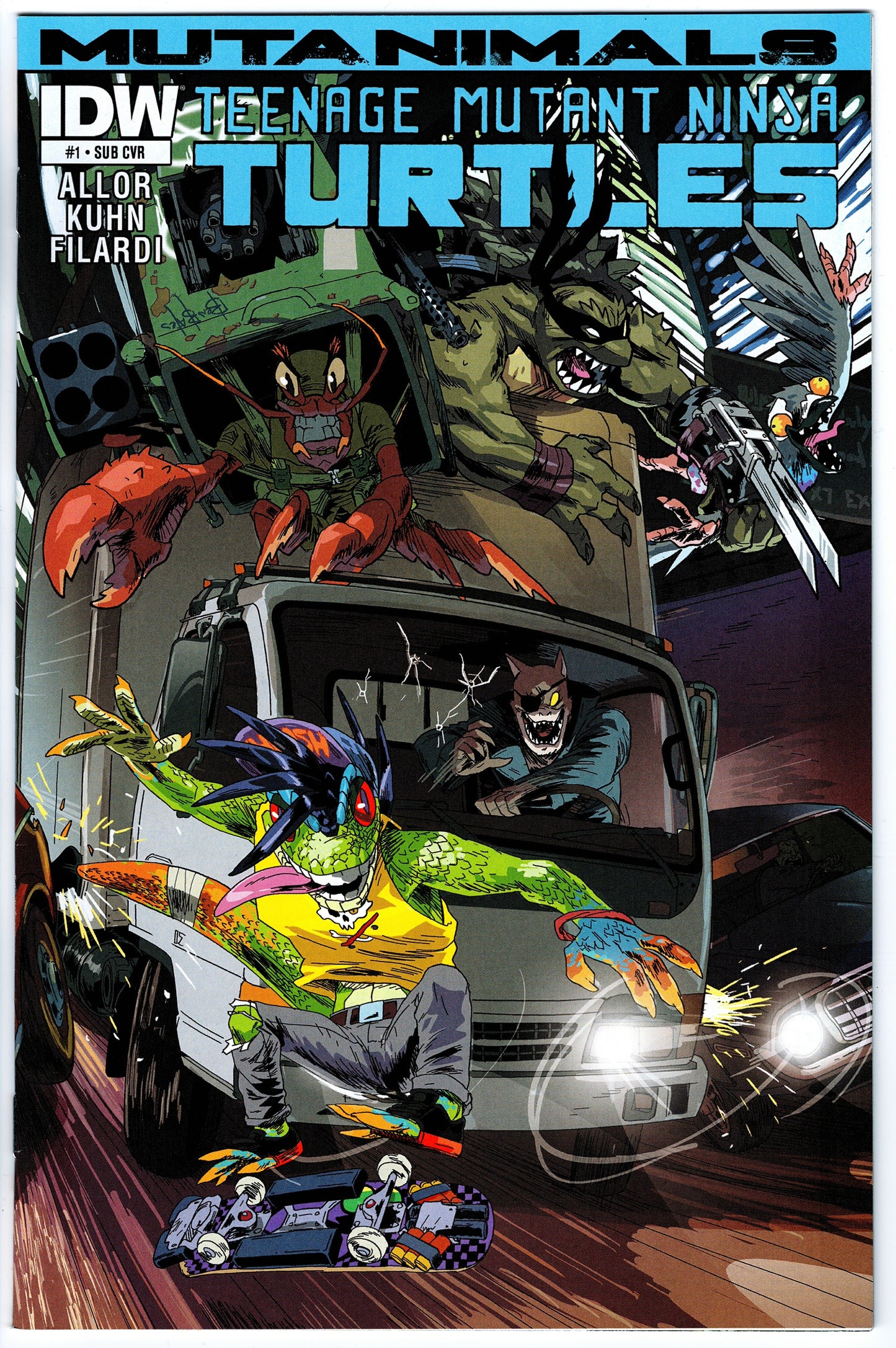 Teenage Mutant Ninja Turtles Mutanimals #1 - Sub Cover