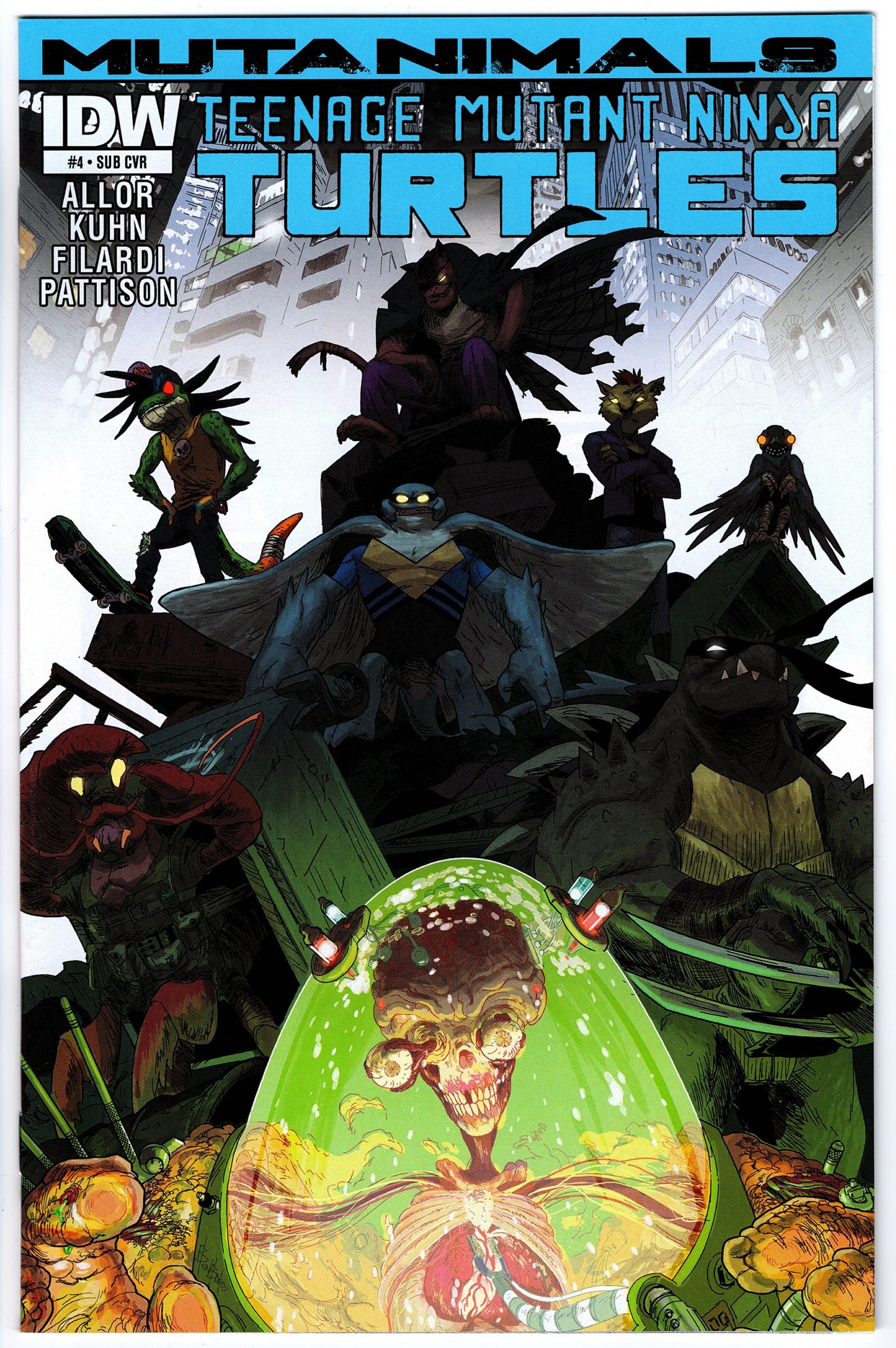 Teenage Mutant Ninja Turtles Mutanimals #4 - Sub Cover