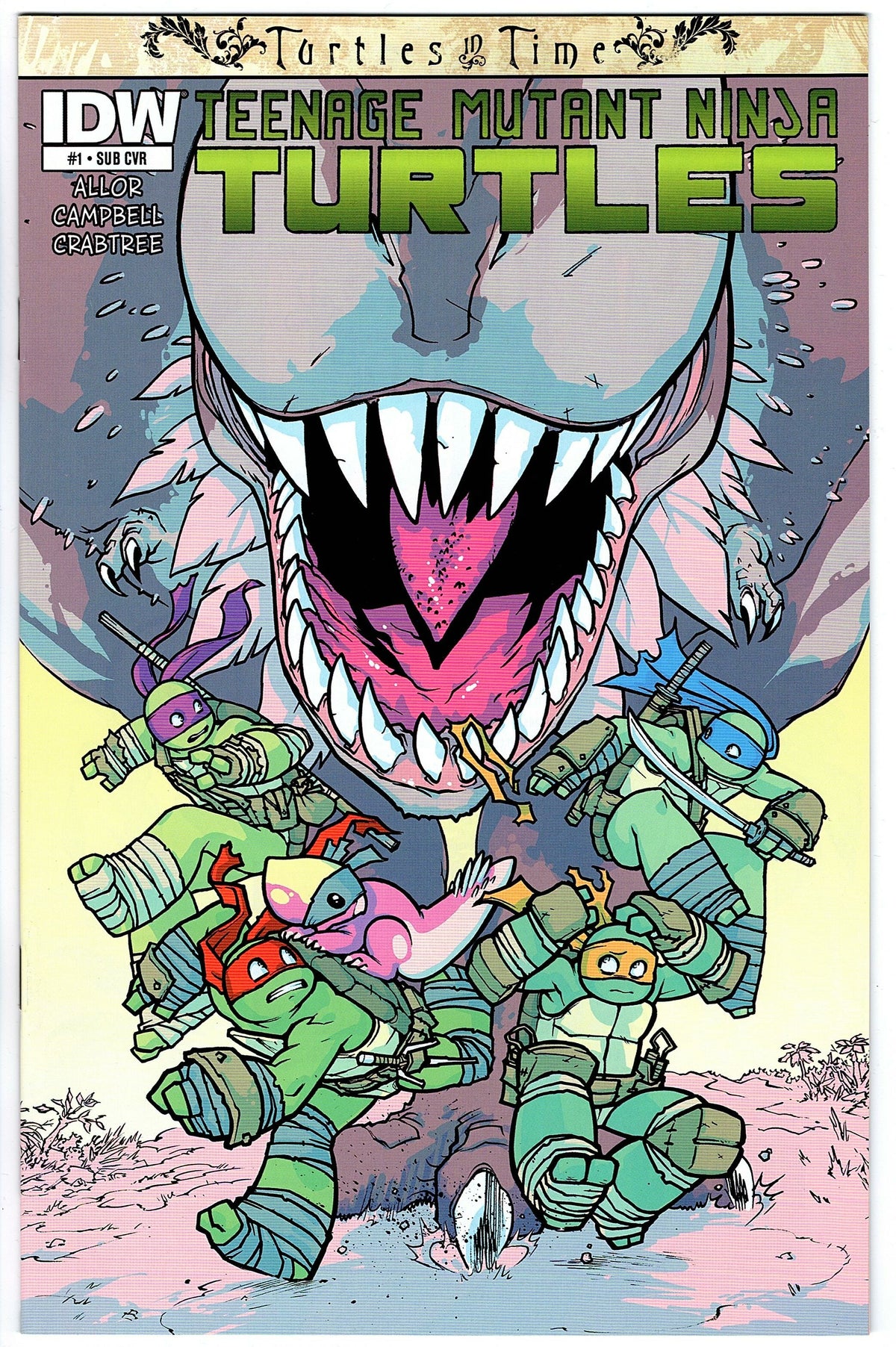 Teenage Mutant Ninja Turtles - Turtles in Time #1 Sub Cover