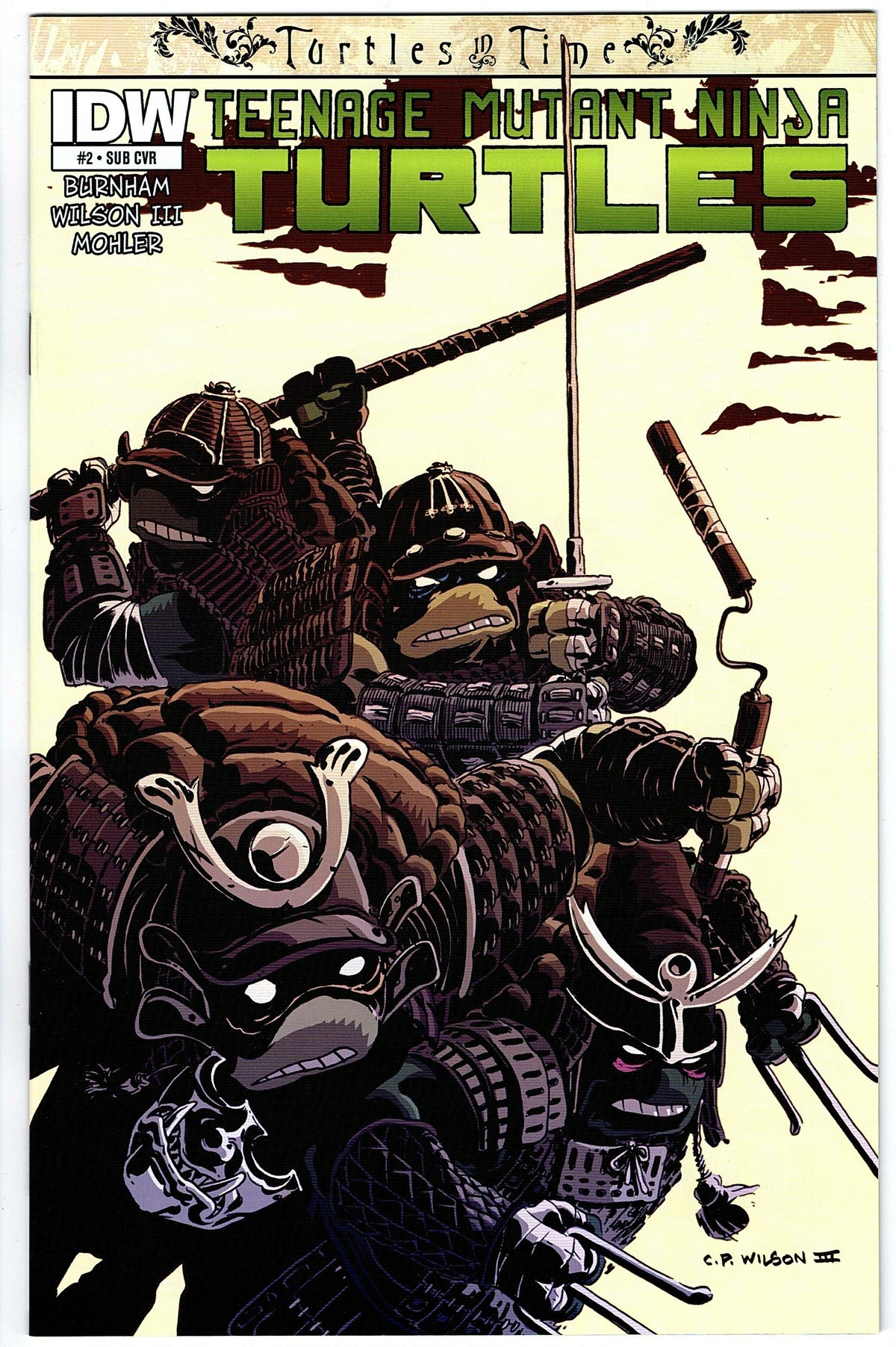Teenage Mutant Ninja Turtles - Turtles in Time #2 Sub Cover
