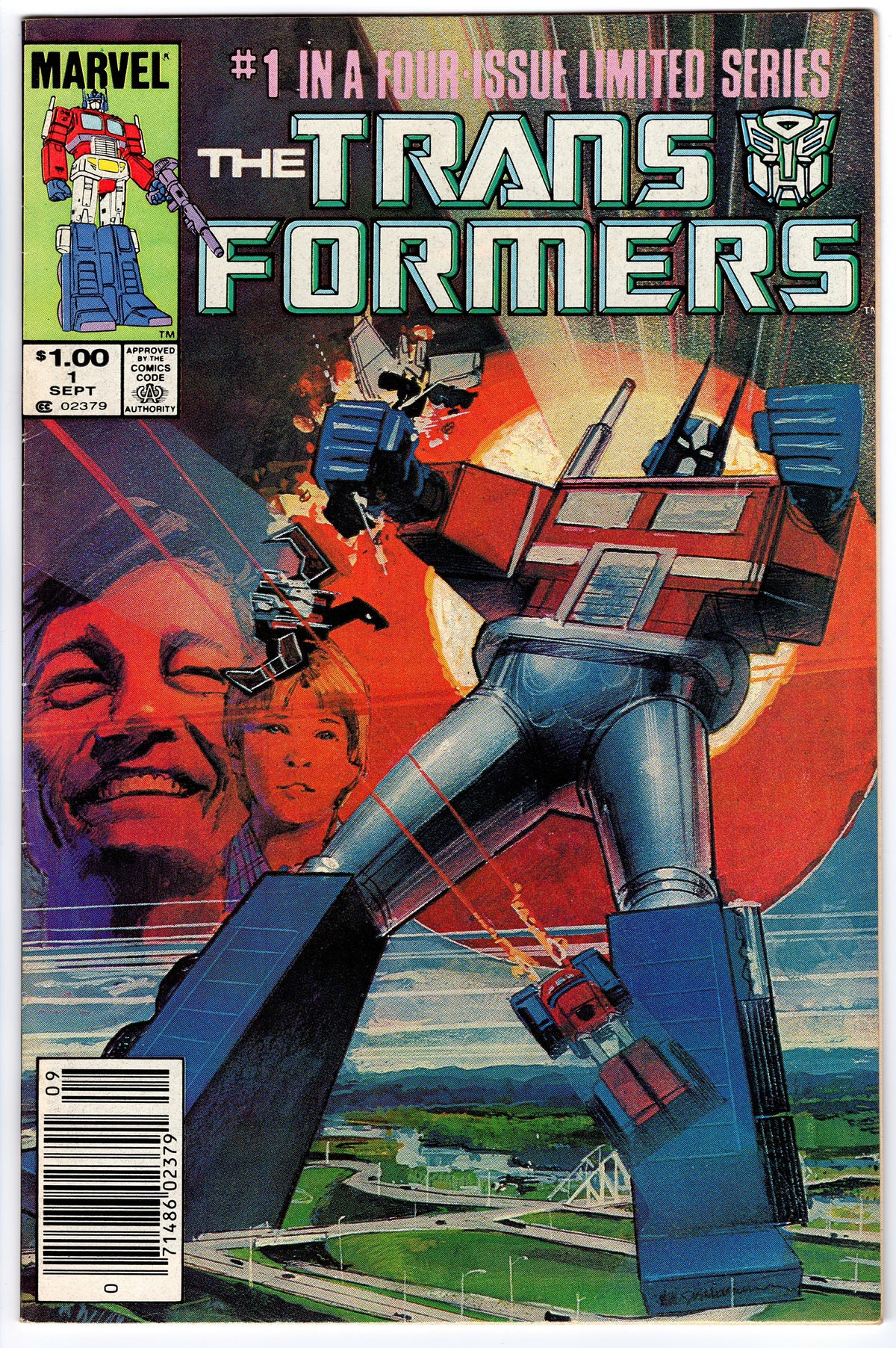 Transformers #1 (Marvel 1984) Canadian Variant