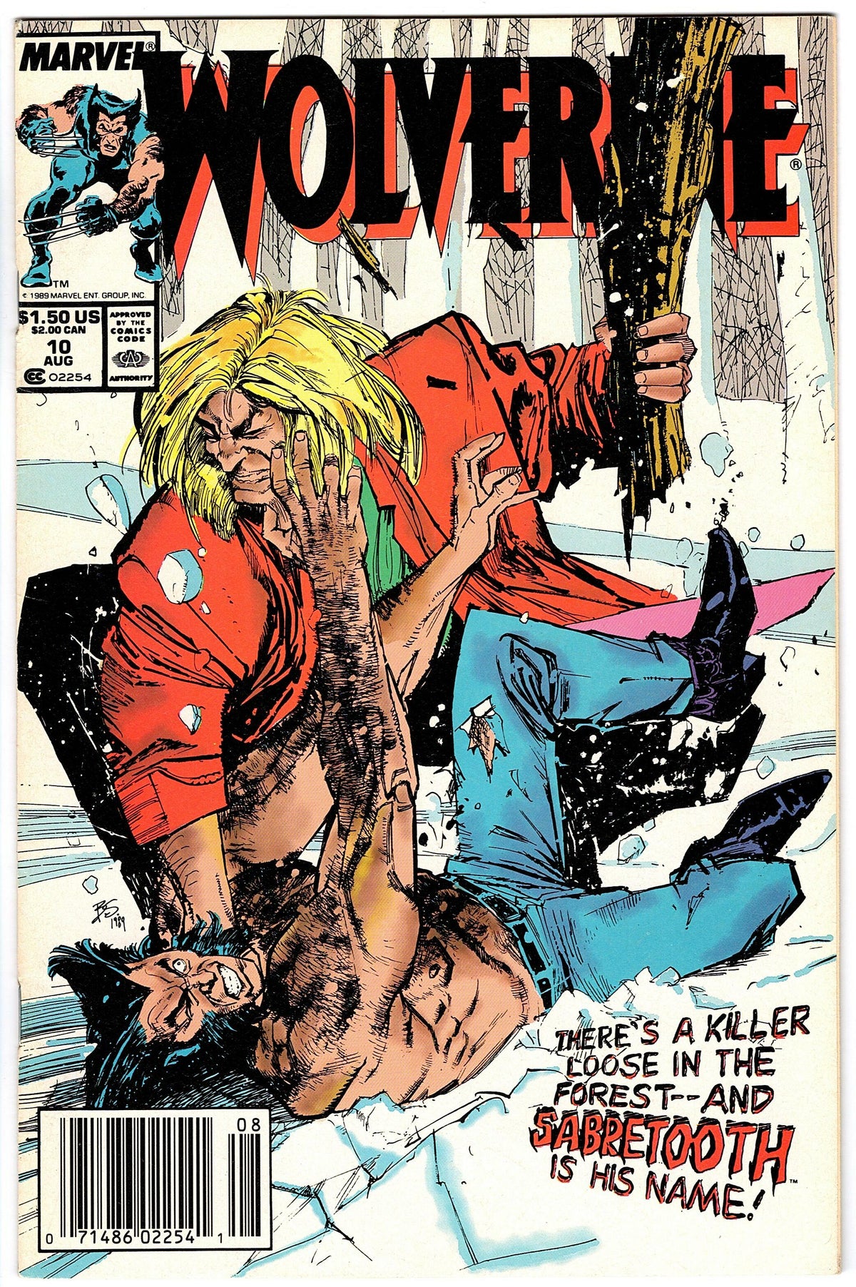 Wolverine #10 (1989 Marvel Comics) - Newstand