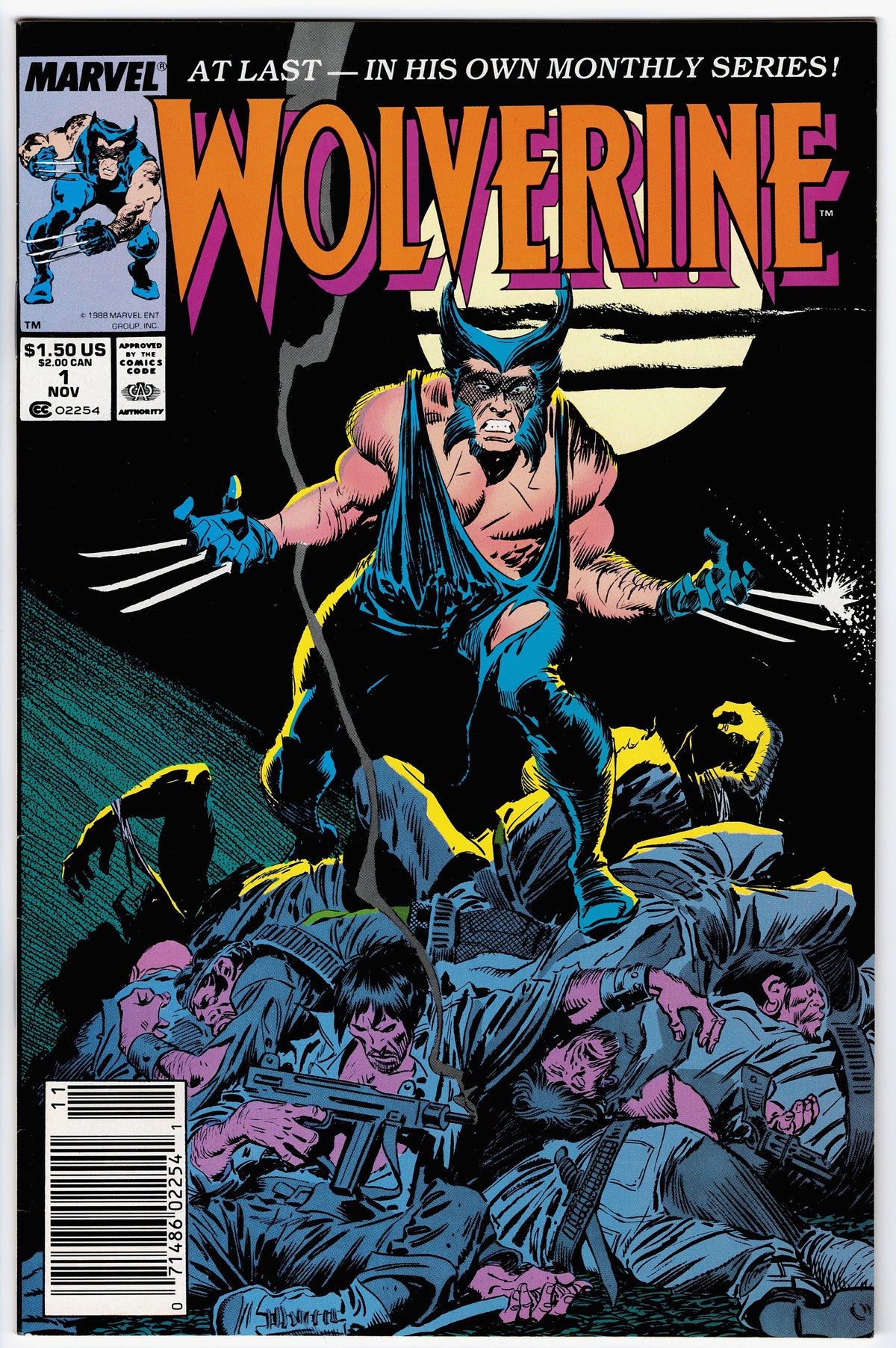 Wolverine #1 (1988 Marvel Comics)