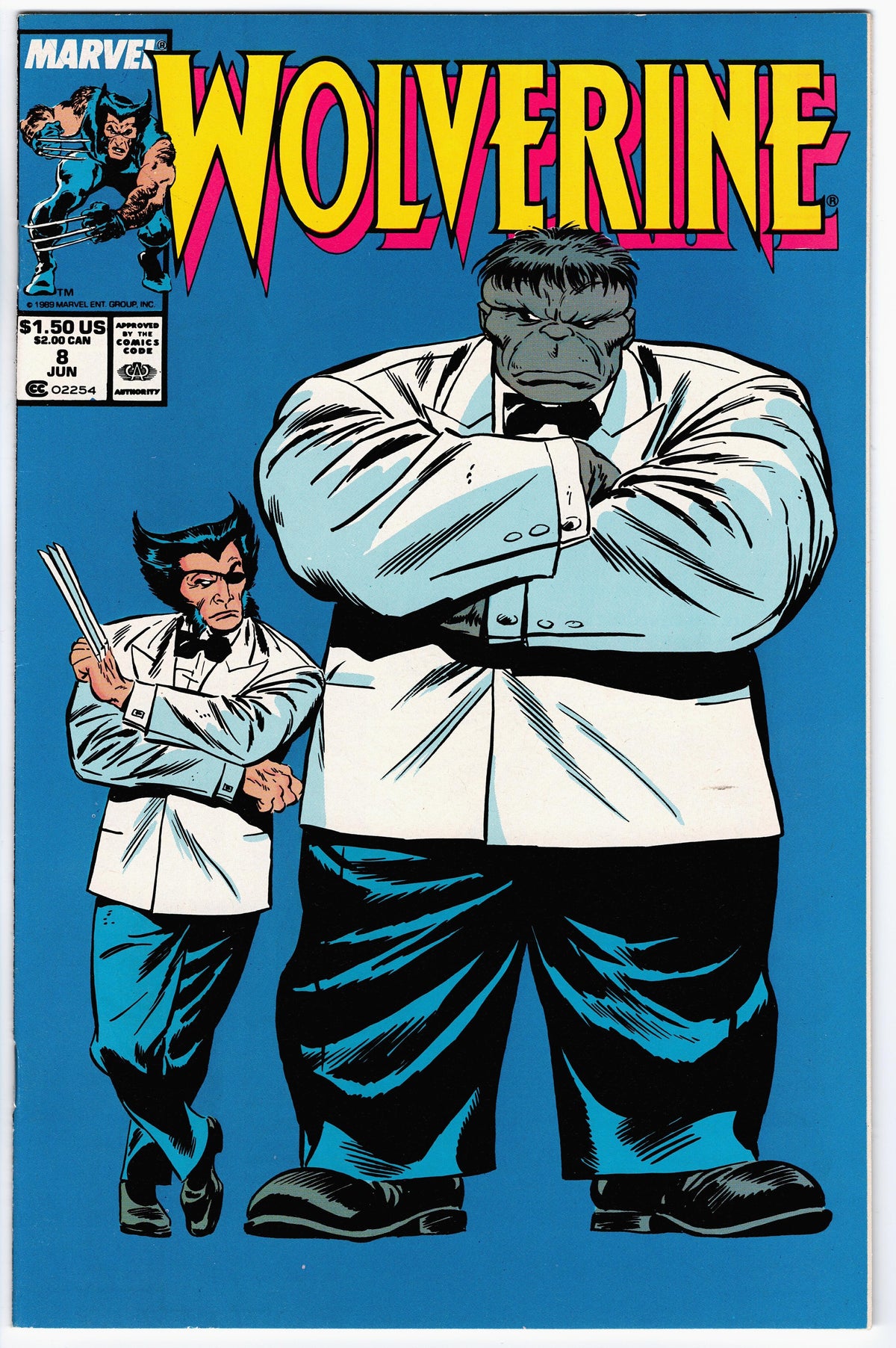 Wolverine #8 (1989 Marvel Comics)