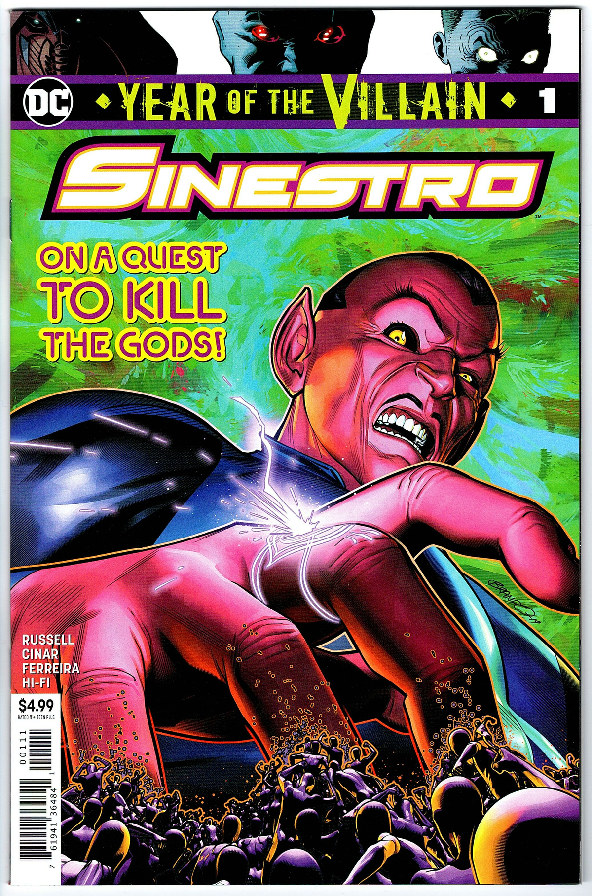 Sinestro Year of the Villain #1